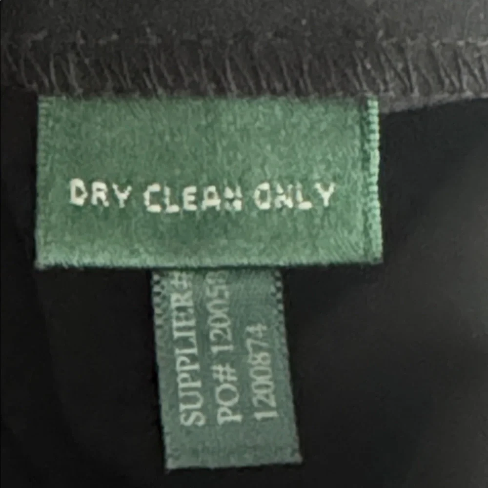 LAUREN RALPH Black Satin Midi Dress Cocktail Party Work Event Holiday Size 2